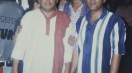 With Kharaj Da at Siliguri Show